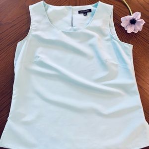 Baby blue tank dress up top S